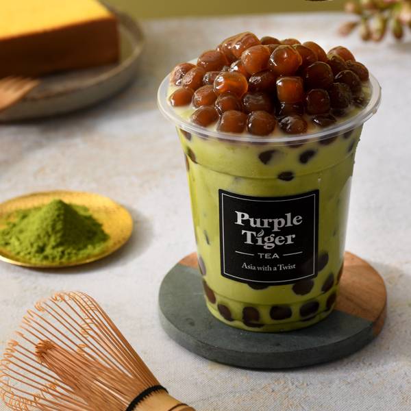 濃抹茶Q奶 Matcha Bubble Tea 濃抹茶Q奶,purpletiger,ITQI