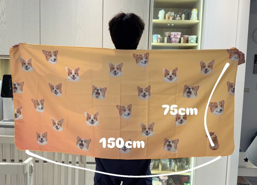 M尺寸：150x75cm【星球漸層】快乾巾 M尺寸：150x75cm【星球漸層】快乾巾