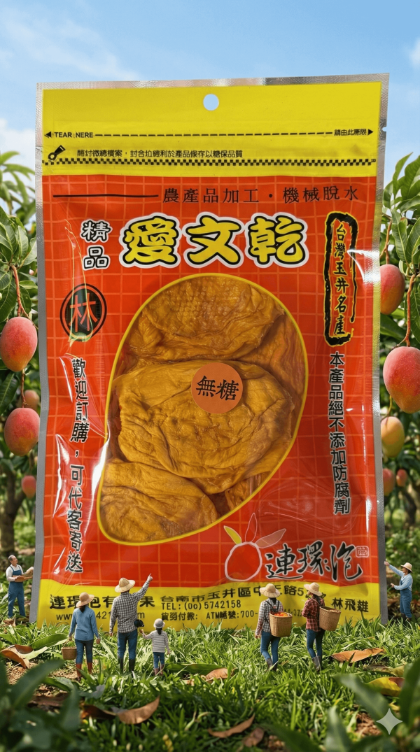 【無糖】愛文芒果乾 (180克) 【無糖】愛文芒果乾