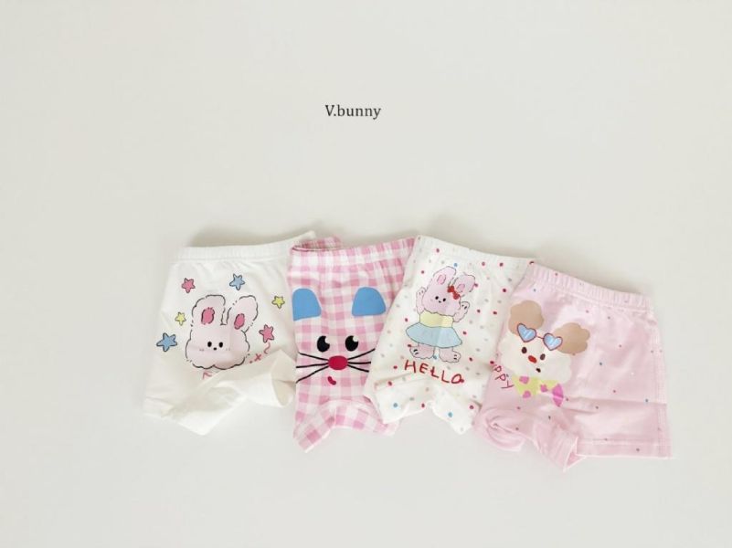 VBUNNY｜Rabbit純棉小褲褲4件組(GIRL) 