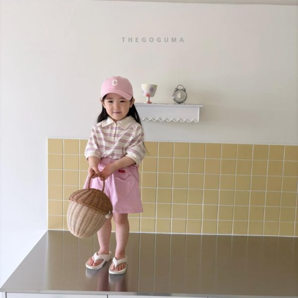 THEGOGUMA｜翻領條紋上衣 