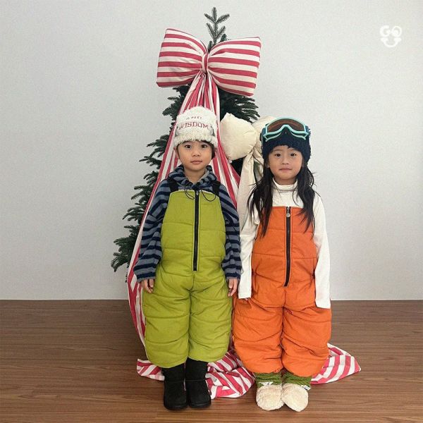 玩雪防風背帶褲｜2COLORS 