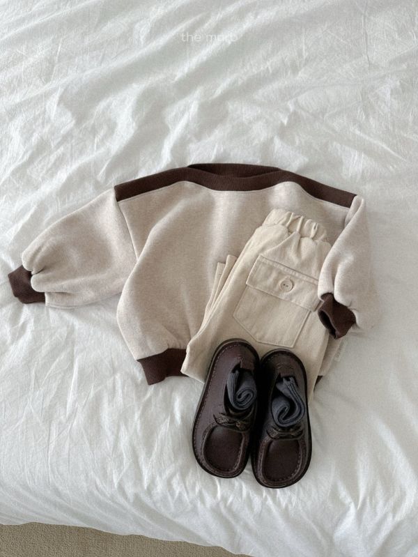 拼接撞色衛衣｜2COLORS 