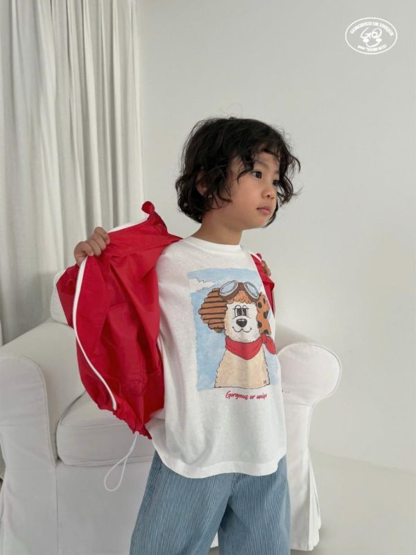 GOU｜捲毛狗短TEE 