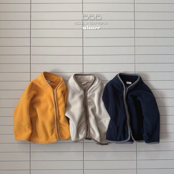 搖粒絨拉鍊外套｜3COLORS 