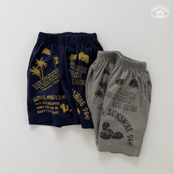 GOU｜品牌塗鴉短褲 