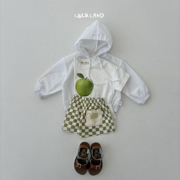 LALALAND｜棋盤格短褲 