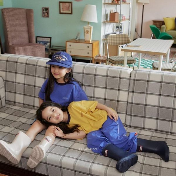 BLACKBEAN｜拼色棉質上衣 