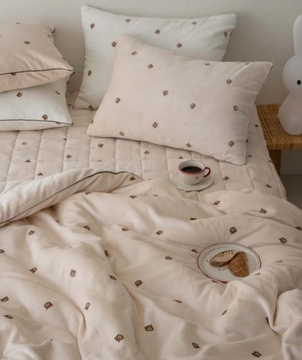 韓國製 泰迪熊雙面極細毛絨冬被｜3COLORS 