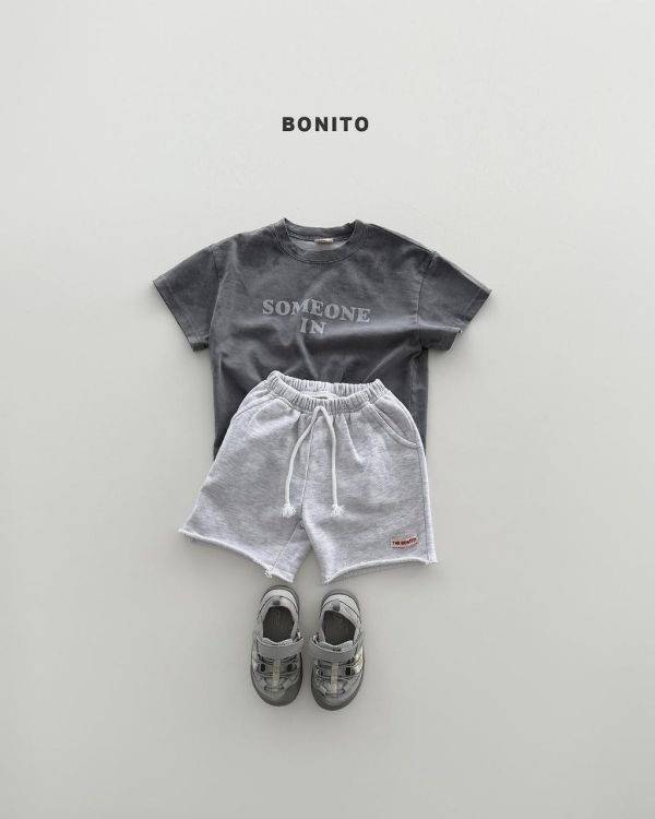 BONITO｜暈染字母短TEE 