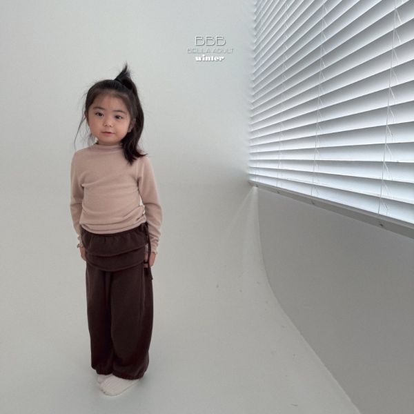 可拆式雙層綁帶長褲｜2COLORS 