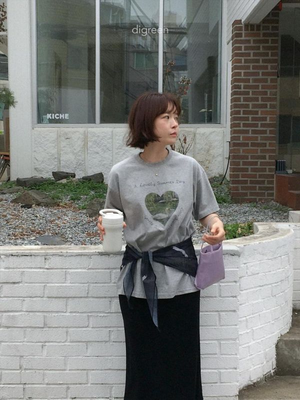 DIGREEN｜親子款 天鵝湖愛心短TEE 