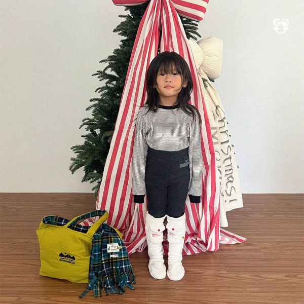 細條紋長袖TEE｜2COLORS 