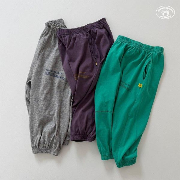 GOU｜舒適縮口棉褲 