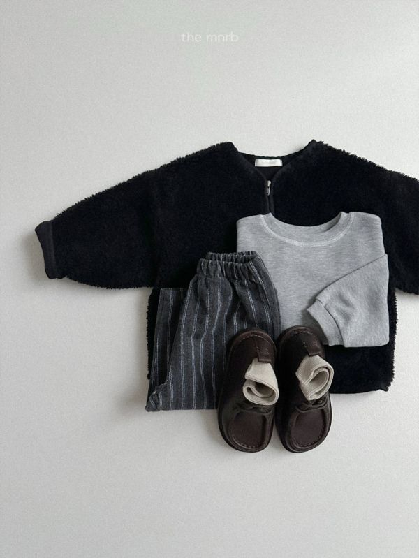 雙線條直筒長褲｜2COLORS 