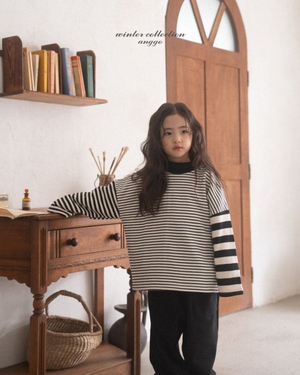 粗細條紋衛衣｜2COLORS 