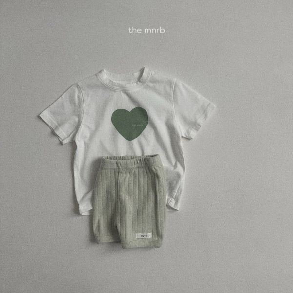 mnrb愛心短TEE｜3COLORS 