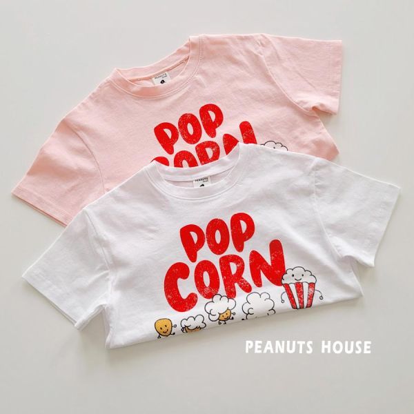 PEANUTS｜POP CORN短TEE 