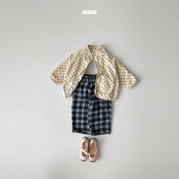 經典格紋鬆緊褲｜2COLORS 