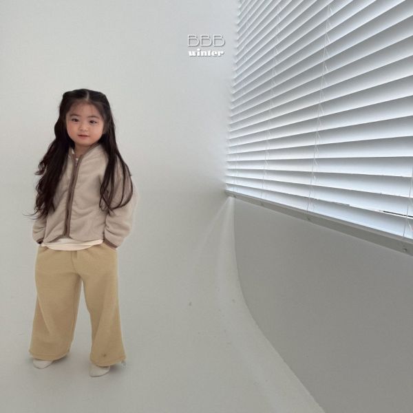 搖粒絨抽繩褲｜3COLORS 