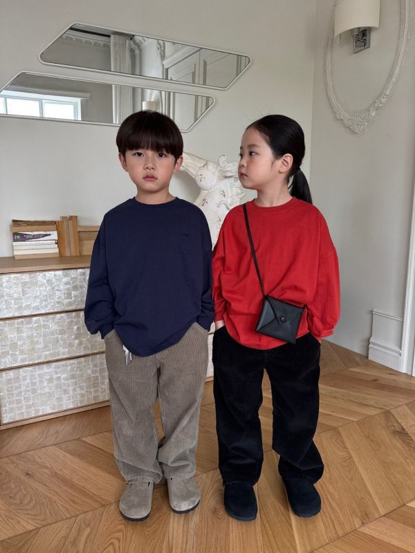 OUR刺繡長袖上衣｜5COLORS 