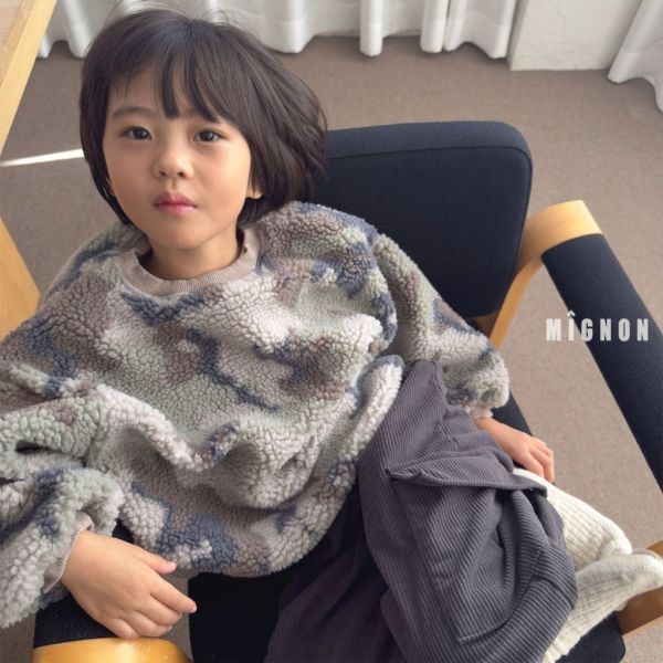 迷彩羊羔毛上衣｜1COLOR 