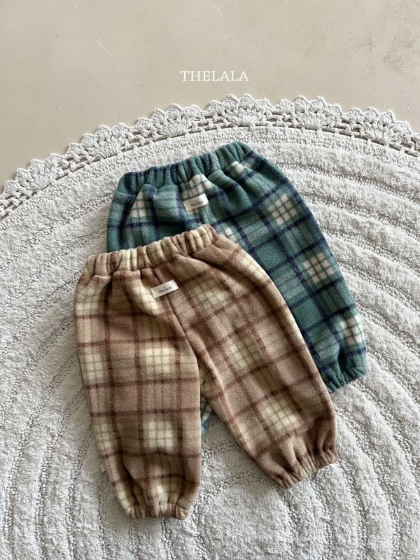 格紋休閒衛褲｜2COLORS 