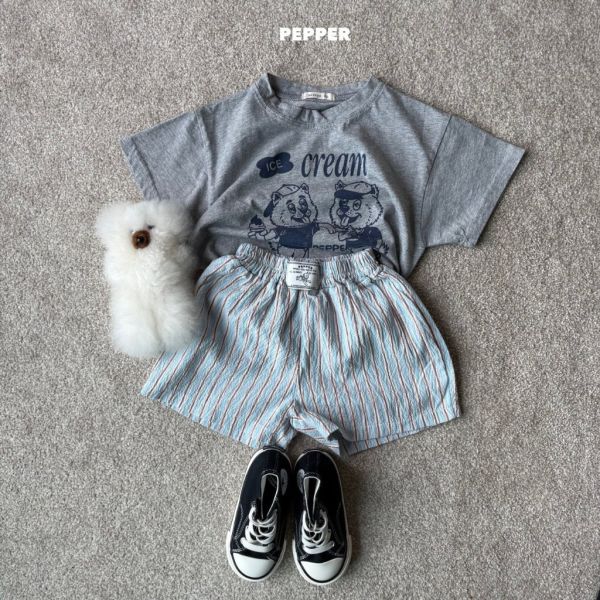 ICE CREAM雙熊短TEE｜2COLORS 