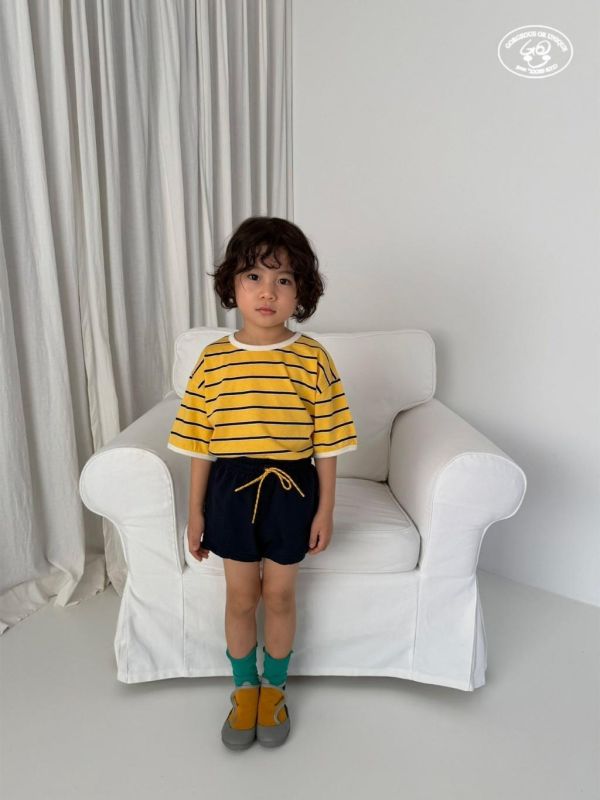 GOU｜條紋休閒短TEE 