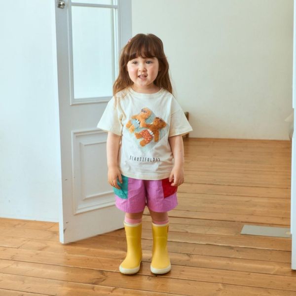 1STBLUE｜小熊渡假短TEE 