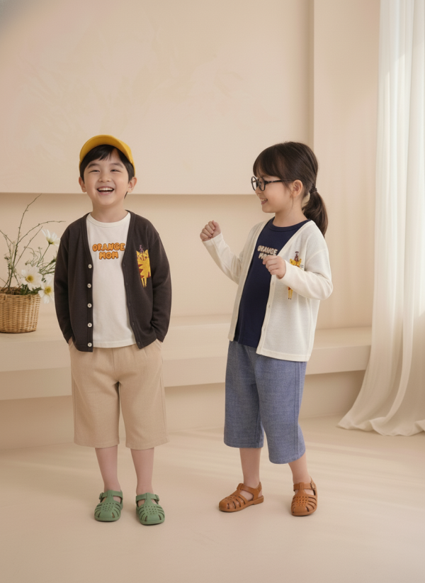 ORANGEMOM｜貓咪輕薄開衫 