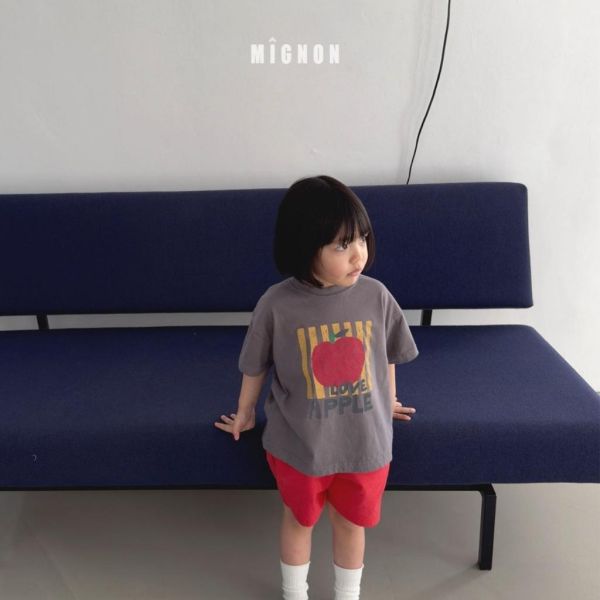 MIGNON｜蘋果短TEE 