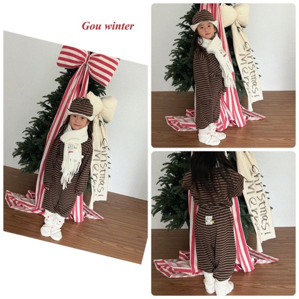 拼色條紋長袖TEE｜4COLORS 