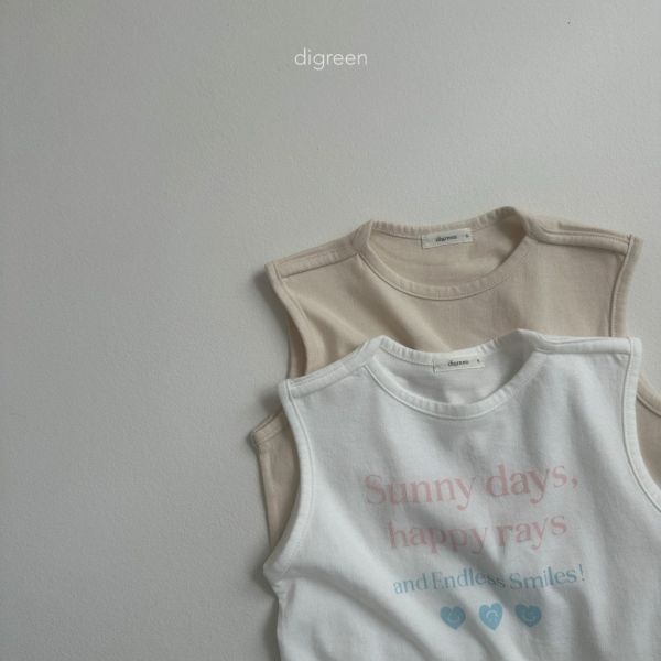 Sunny days寬版背心｜2COLORS 