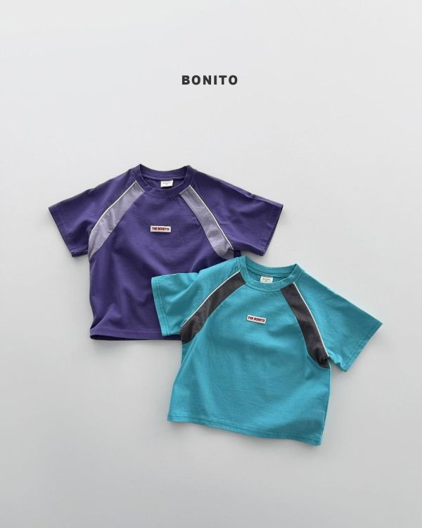 BONITO｜休閒配色短TEE 