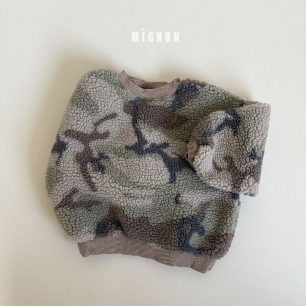 迷彩羊羔毛上衣｜1COLOR 