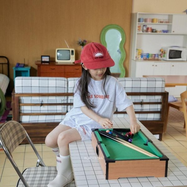 BLACKBEAN｜字母休閒套裝(上衣+褲子) 