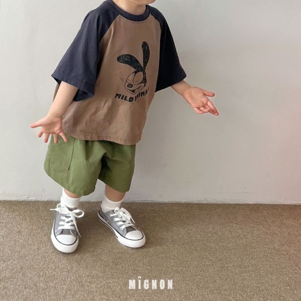 MILD ANIMALS棒球短袖TEE｜2COLORS 