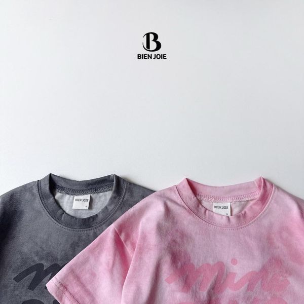 BIENJOIE ｜水洗感暈染短TEE 