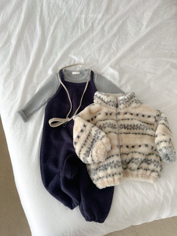 圖騰刷毛暖暖外套｜2COLORS 