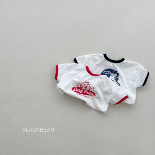 Lazy Day包邊短TEE｜2COLORS 