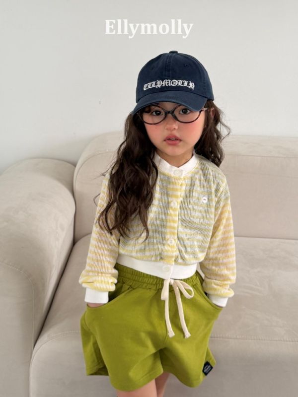 ELLYMOLLY｜抽繩棉短褲 