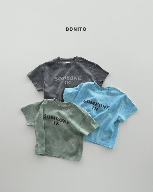 BONITO｜暈染字母短TEE 