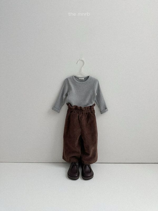 花苞燈芯絨褲｜3COLORS 