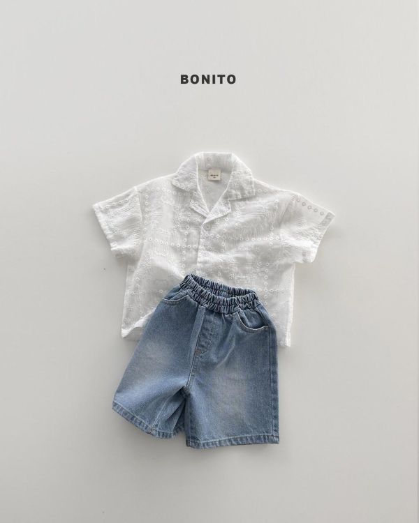 BONITO｜刷色丹寧褲 