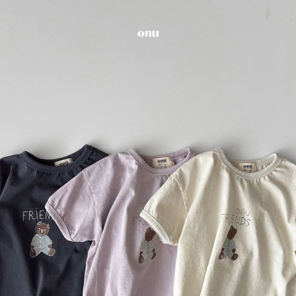FRIENDS熊熊短TEE｜3COLORS 
