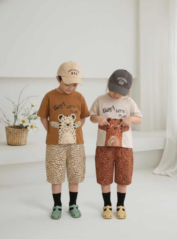 ORANGEMOM｜老虎抱抱短TEE 