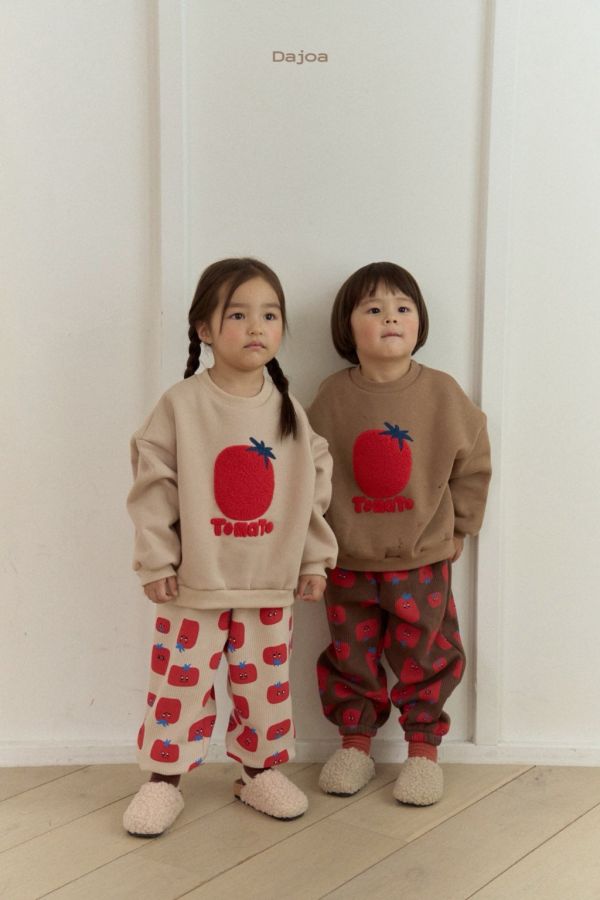 立體Tomato套裝(上衣+褲子)｜2COLORS 