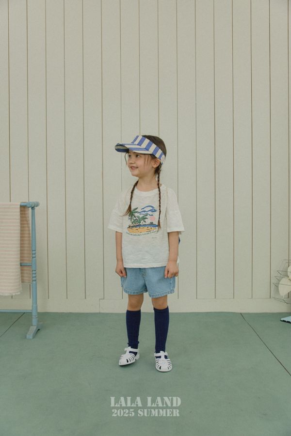 夏日海灘短TEE｜2COLORS 