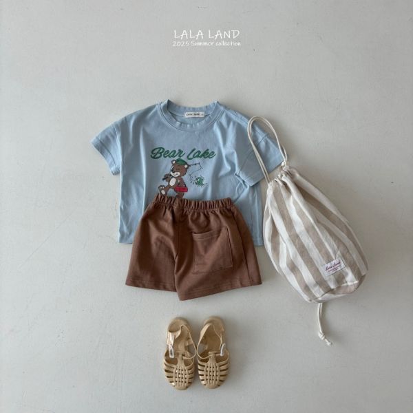 Bear Lake塗鴉短TEE｜2COLORS 
